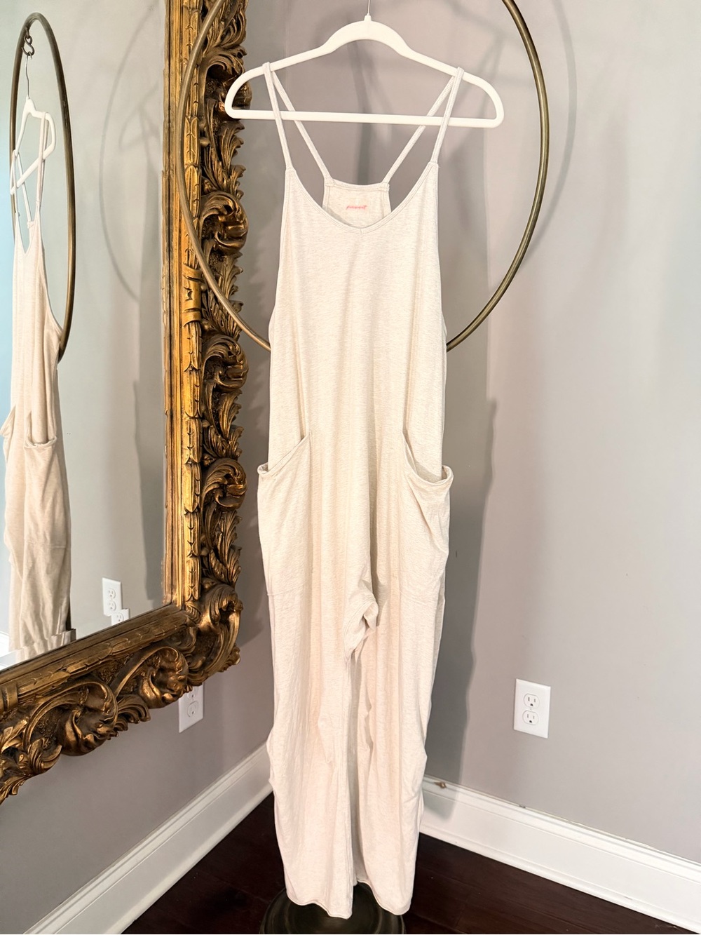 FP Movement by Free People Hot Shot Onesie in Cream, size S